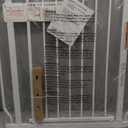 WAOWAO Baby Gate 52.76-62.2" Extra Wide Pressure Mounted Walk Through Swing Auto Close Safety White Metal Toddler Kids Child Dog Pet Puppy for Stairs,Doorways,Kitchen