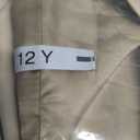 Boys' 3 Piece Suit Set with Suit Jacket, Vest, Pants, Formal Tuxedos Slim Fit Ring Bearer Outfit 12Y (Beige, M)