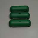 Flemoon [3 Pack] Outdoor Extension Cord Safety Cover, IP44 Weatherproof Electrical Box to Protect Outdoor Outlet, Plug, Socket, Halloween, Christmas Holiday Decoration Light, Green