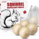 Squirrel Repellent Outdoor, Chipmunks Repellent for Outdoor & Indoor Use, Keep Squirrels Out of Gardens, Bird Feeders & Attics, Safe for People, Pets & Plants 12 Packs