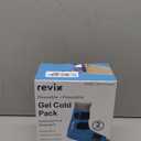 REVIX Large Ankle Ice Pack for Foot Discomfort, Reusable Gel Cold Pack with Cold Compression Therapy, Full Coverage Ankle Ice Wrap for Post-Workout Recovery, Achilles Tendonitis, 2 Packs