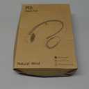 FrSara Neck Fan, Bladeless Neck Fan,Upgraded 5200mAh,Long Endurance,Upgraded air volume,Easier to Use,360 Cooling,No Hair Twisting,Non-Slip Material,Rechargeable,3-Speed (Bronze Black)