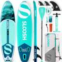 SLOOSH Inflatable Stand Up Paddle Board, 10'6" Paddle Boards with Premium Accessories, Non-Slip EVA Deck, Ultra-Light Carry Bag Pump, Ripple SUP for Youth & Adults of All Skill Levels