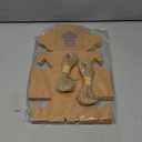 Tenare 30 Pieces Christmas Cookie Boxes with Clear Window Cupcake Bakery Boxes Pastry Packaging Kraft Present Box with Rope for Food Present Giving, 4 x 4 x 2.5 Inches(Brown,Classic)