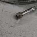 Braided and threaded stainless steel tube, Size 16, 