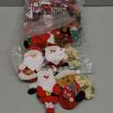 Jerify 32 Pcs Christmas Tree Plush Ornaments Santa Snowman Bear Xmas Decorations Traditional Christmas Tree Pendant Rustic Doll Ornaments Tree for Holiday Party Supplies (Lovely)