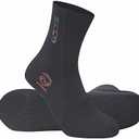 ZCCO 1.5/3mm Neoprene Diving Socks, Men Women Youth, Swim Socks for Diving, Snorkeling, Water Sports 9"