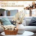 Nuanchu 2 Pack Decorative Balls Potpourri Bowl Filler Decor Natural Vase Bowl Filler Assorted Spherical Rattan Twigs Wicker Balls for Home Decor Centerpiece, No Scent(Beige Series,Classic Style)