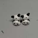 2PCS Toilet Bolt Covers Decorative, Ceramic Toilet Bolt Caps Decorative, Funny Toilets Screw Cover Caps, Lovely Panda Toilets Bowl Bolt Covers, Easy Installation Bathroom Accessories (Handstand)