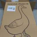 Porch Goose Garden Decor Statues - Large White Yard Goose Statue Resin Duck Sculpture 20" High Lawn Goose Front Porch Goode Home Decorations Housewarming Birthday Gifts for Mom Women