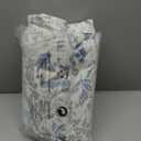 Jane yre Floral King Duvet Cover Brushed Microfiber 3 Pieces Floral Bedding Set King Garden Style Blue Floral Pattern Flower Duvet Cover King with Zipper Closure Luxury Soft Breathable Comfy