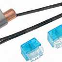 W10316760 Refrigerator Thermistor Sensor with Clip Fit for Whirlpool and for Sears Refrigerator Replace WP10316760 AP4538142 PS2580944 W10323459 12791417
