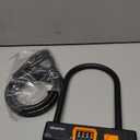 NDakter Bike Locks Heavy Duty Anti Theft, Combo Bike U Lock, 4-Digit Resettable Combination Bicycle Lock, Large U Shaped Ebike Lock with 5Ft Steel Cable for Electric Bike, Escooter, Motorcycle,Door