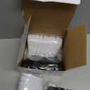 Tessco 200 Pcs 4" Tear Drop Appetizer Spoons Mini Appetizer Plates Reusable Tasting Spoons Plates Catering Supplies Disposable for Serving Small Desserts Cakes Bowls(White, Black)