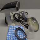 Powerful Handheld Fabric Steamer - 1800W with Fast Ceramic Heat-Up Plate, 2-in-1 Ironing & Wrinkle Remover, Steam Nozzle, Lint Brush - White, for US 120V Only