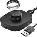 Compatible with Oura Ring Gen3 Charger - Smart Ring Charger Size 8, Fast and Portable Charging Dock with USB-C Cable