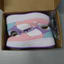 HSQ Fashion Sneaker Roller Skate Shoes for Boys Girls Kids Detachable Wheeled 2 in 1 Skating Shoes with Wheels 36