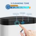 Life Basis Ultrasonic Jewelry Cleaner Portable 500ML Sonic Cleaning Machine with 42kHz Deep Cleaning, 5 Timer Settings, Stainless Steel Tank, for Rings, Eyeglasses, Watch Straps, Coins, Dentures