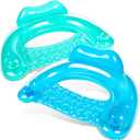 SLOOSH Inflatable Pool Floats Adult,2 Pack Pool Chairs with Cup Holders,Pure Blow up Floats Chair,Hammock Noodle Mat for Relaxing Summer Water Fun Swimming Party Beach (Blue,Green)
