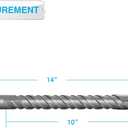 Patio 1-3/8" SDS Plus Concrete Drill Bit Masonry Rotary Hammer Drill Bits, Carbide Tipped for Brick Cement Surface, Stone, Brocas para Concreto