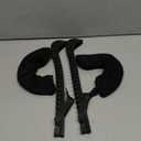 Sumind Hockey Skate Guards Ice Skate Blade Covers Soakers Blade Protector Ice Skating Accessories for Women Figure Skating (Large, Black)