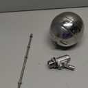 Stainless Steel Float Ball Valves - 1 NPT Male Thread Flow Control Float Sensor Valve Automatic Water Level Control Float For Tank Pond Water Tower