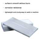 4 x 16" Length Square Aluminum Flat BAR,1/8" x 1"Aluminium Strip,6061 Aluminium General Purpose Plate,3mm x 25mm x 406mm T6511 Solid New Mill Stock(4 Pcs)