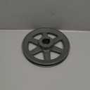 BK80-1-1/4 V Belt Pulley 1 1/4 inch Bore 7.75" OD,Electric Motor Pulley Cast Iron for A AX B BX 4L 5L V-Belts,BK80X1-1/4 Sheaves