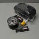 HIFROM Air Filter Pre Filter Cleaner Fuel Oil Filter Spark Plug Kit Compatible with John Deere X300 X304 X300R X320 X360 X500 X530 Z445 Z465 Z645 Z655 Z540M 4-Cycle Engine Replace MIU12555