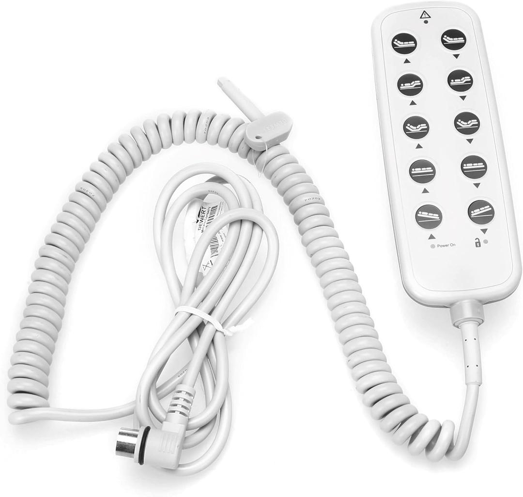 Okin Dewert 81745 Handset Remote Hand Control Replacement for Electric Adjustable Bed Hospital Nursing Beds with 13 pin Connection IPROXX2/SM+
