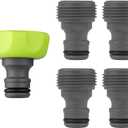 Flexzilla Garden Hose Quick-Connect Fittings, 5-Piece Plug Kit