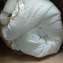 Bedsure Queen Comforter Set, Ivory Soft Prewashed Bedding for All Seasons, 3 Pieces GentleSoft Bed Set, 1 Lightweight Comforter (90"x90") and 2 Pillowcases (20"x26")