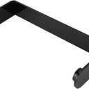 Acrylic Paper Towel Holder Under Cabinet Self Adhesive Paper Towel Rack Kitchen Roll Dispenser Under Counter Paper Towel Holder for Kitchen Bathroom Organizer (Black)