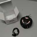 EBODA Bluetooth Shower Speaker, Portable Bluetooth Speakers, IP67 Waterproof Wireless Speaker with LED Light, Floating, 2000mAh, True Wireless Stereo for Kayak, Beach, Gifts for unisex -Black