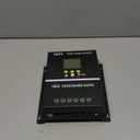 100A MPPT Solar Charge Controller, 12/24/36/48V, LCD Display, Dual USB, Black
