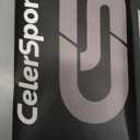 CS CELERSPORT 5 Pairs Compression Socks for Men and Women Running Athletic Ankle Socks, Black (5 Pairs), Large/ X-Large