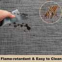 Office Chair Mat for Hardwood Floor, 36 x 48 inches Heavy Duty Rattan-Like Woven Desk Chair Mat, Non-Slip Floors Protector for Computer Chair