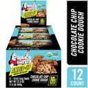 Dave's Killer Bread Amped- Up Chocolate Chip Cookie Dough Organic Protein Bars, 12 Count (EXP 02/27/27)