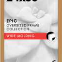 Americanflat 24x36 Poster Frame with Polished Plexiglass - Wide Picture Frames Made of Engineered Wood for Vertical or Horizontal Wall Display - Epic Collection - Dark Oak
