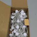 LORRYTE Connectable 43FT 100LED Globe String Lights | 8 Modes Warm White String Lights Plug in with Remote | Hanging Fairy Light for Indoor Outdoor Bedroom Party Classroom Christmas Tree Decor