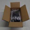 TingMiao Black Modern LED Wall Sconce, 3 Colors Indoor Wall Lights, 10W Hardwired Up and Down Aluminum Wall Mount Lamp for Bedroom Living Room Hallway Corridor (Black, 1 Pack)