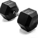 CAP Barbell Coated Hex Dumbbell Weight - Single | 10-120 lbs | Multiple Options
