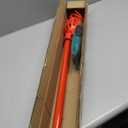 Fruit Picker Pole with Basket, Fruit Grabber for Apples, Apricot, Pear, Orange, Multiple, Mango, Lightweight & Telescoping (3.2m(10.5ft), Red)