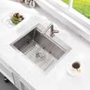 21x20 Drop In Kitchen Sink Stainless Steel Bar Sink 16 Gauge, 21"L x 20"W x 10"D