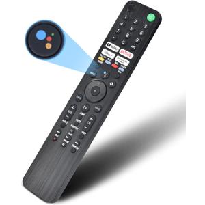Voice Remote Replacement for Sony Smart TV Control:Comptible for 2019-2025 Sony Bravia OLED LED 4K 8K UHD,for Android Google TV with Shortcuts YouTube and Dinsey+ etc.
