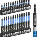 SWANLAKE Impact Torx Bit Set, 27-piece 1''&2'' Security Tamper Proof Magnetic Screwdriver Bits, T7-T40 CNC Machined Tips, S2 Steel Long Torque Star Bits with 4'' Impact Bit Holder and Storage Box