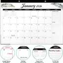 OcePor Calendar,Calendar Chore Chart, Calendars Wall and Desk Mountable, Great for Family Planner,Task
