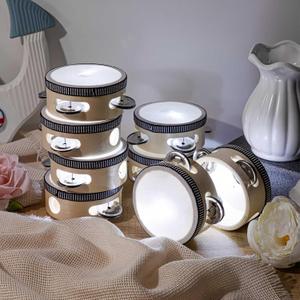 12 Pcs Tambourines Bulk for Adult 4'' Hand Held Musical Glow Drum LED Wood Metal Jingles Educational Wedding Mini Percussion Gift Glow in The Dark Instrument for Church Xmas Party