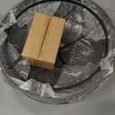 SUNCREAT Outdoor Patio Fire Pit with Mesh Spark Screen, 40" Portable Fire Pit for Camping, Black