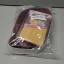 Lihui Red Wigs With Bangs Short Wavy Wig for Women 14 Inch Wine Red Curly Shoulder Length Bob Wigs Synthetic fiber Hair for Daily Party Use